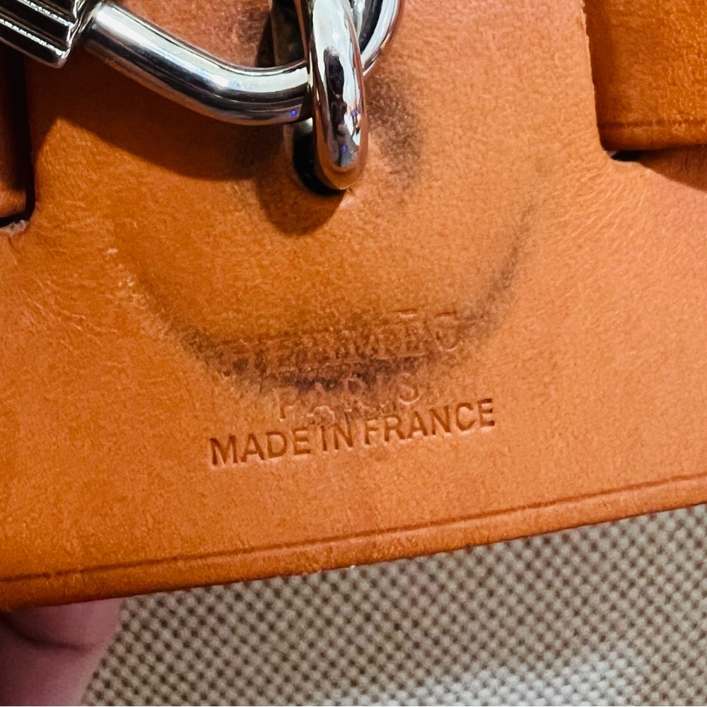 HERMES Toile Vache Calfskin Herbag - Picture 8 of 9